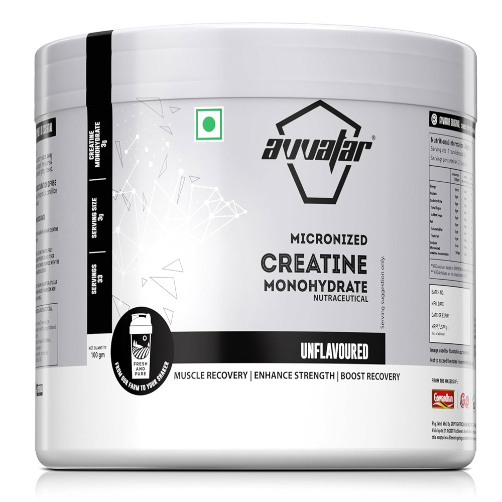 avvatar creatine 100 gm